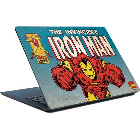 Marvel Classic Comics The Invincible Iron Man Surface Laptop Skin